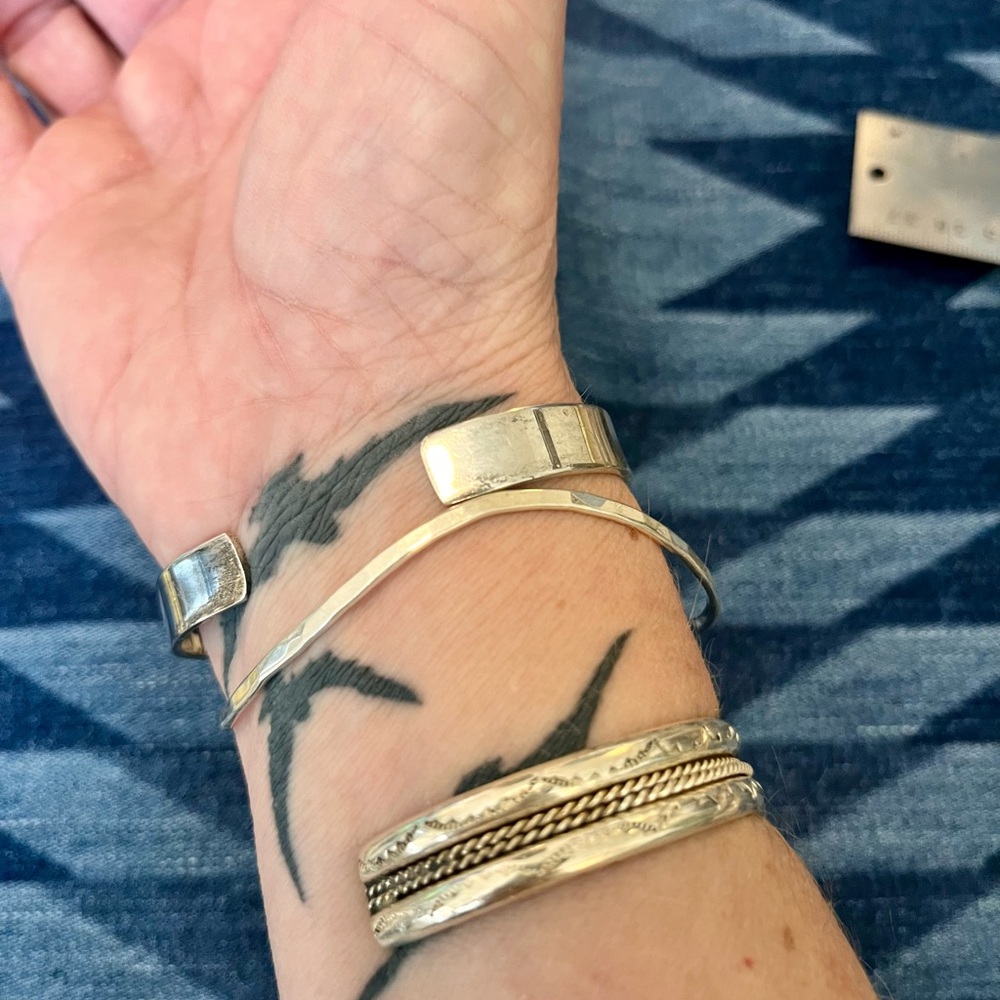 Bundle Elegant Silver Bracelet Set - image 2